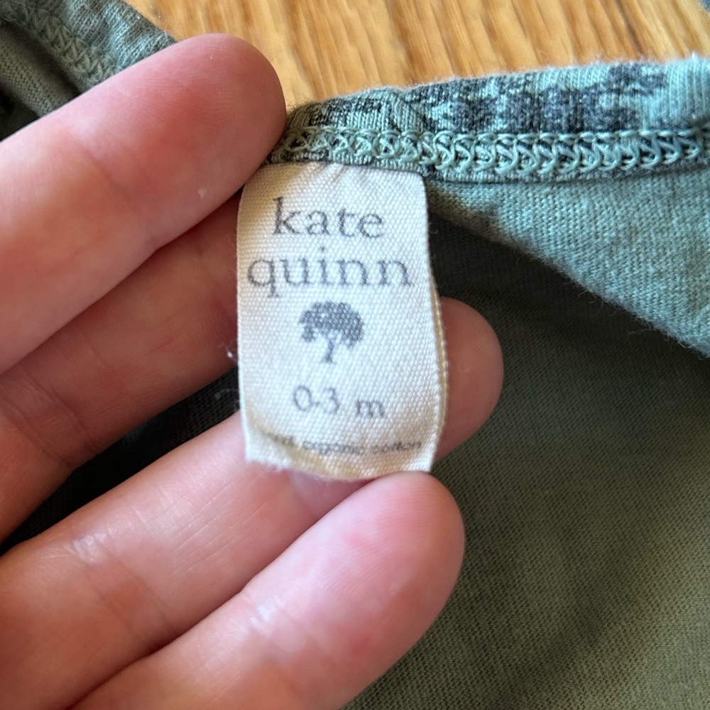 Kate Quinn Alice in Wonderland Footie in Eucalyptus - Picture 2 of 5